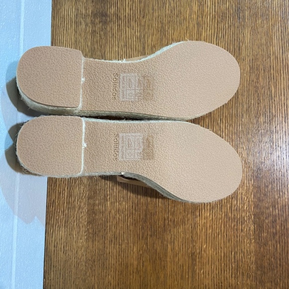 Soludos Women's Laguna Mule Sandals Camel/Tan Leather Upper Slip on Vacation NEW - Picture 7 of 10